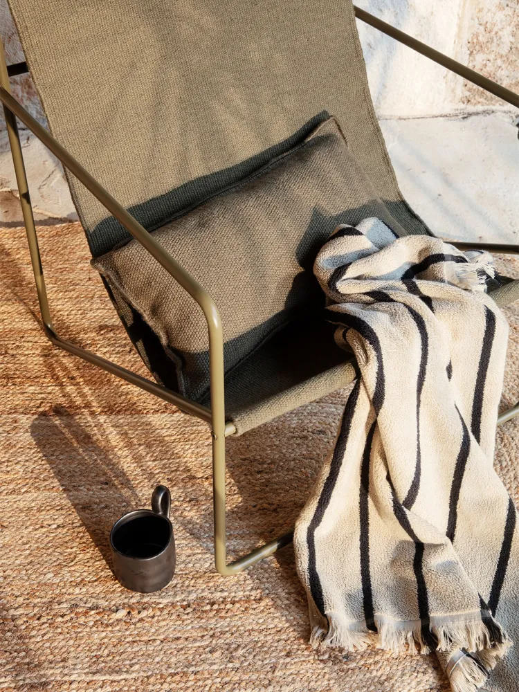 Desert Lounge Chair - Olive - Olive Ferm Living - COM