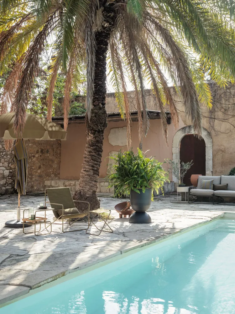 Desert Lounge Chair - Olive - Olive Ferm Living - COM