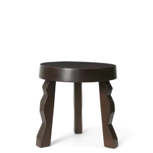 Faye Stool - Dark Stained Mango Wood Ferm Living - COM