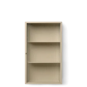 Haze Wall Cabinet - Reeded Glass - Cashmere Ferm Living - COM