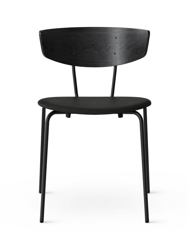 Herman Dining Chair - Envy Leather - Black/Black Ferm Living - COM
