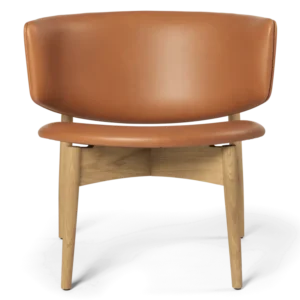 Herman Lounge Chair - Wood - Envy Leather - Oak/Cognac Ferm Living - COM