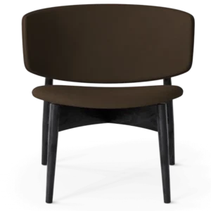 Herman Lounge Chair - Wood - Grain - Black/Chocolate Ferm Living - COM