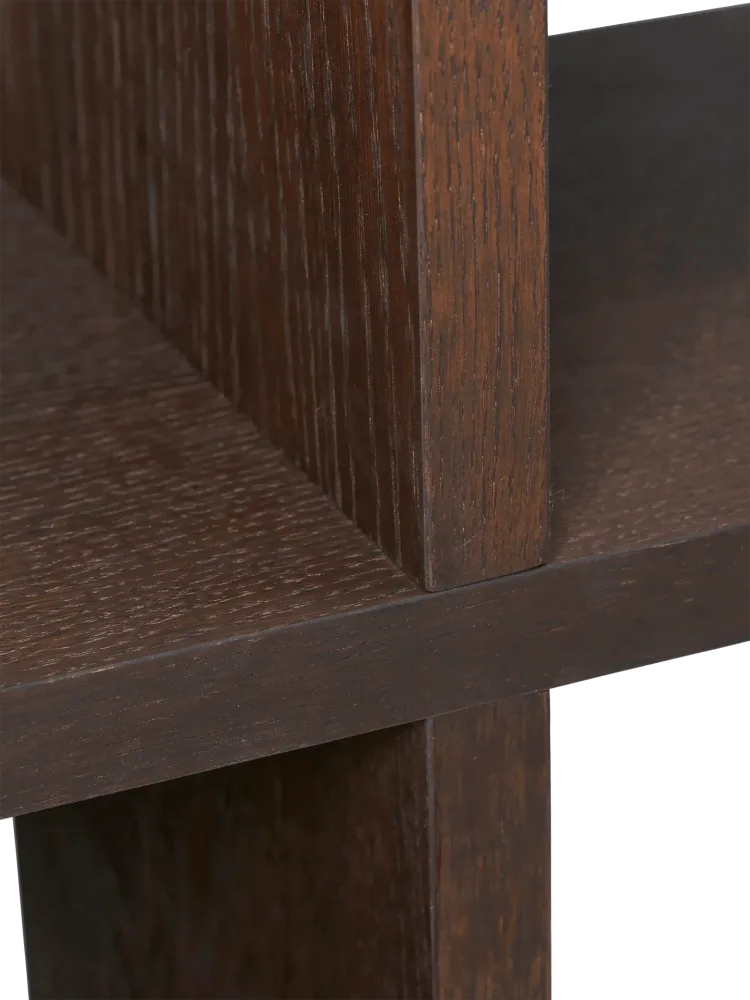 Kona Bookcase - 1x4 - Dark Stained Oak Ferm Living - COM