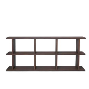 Kona Bookcase - 3x2 - Dark Stained Oak Ferm Living - COM