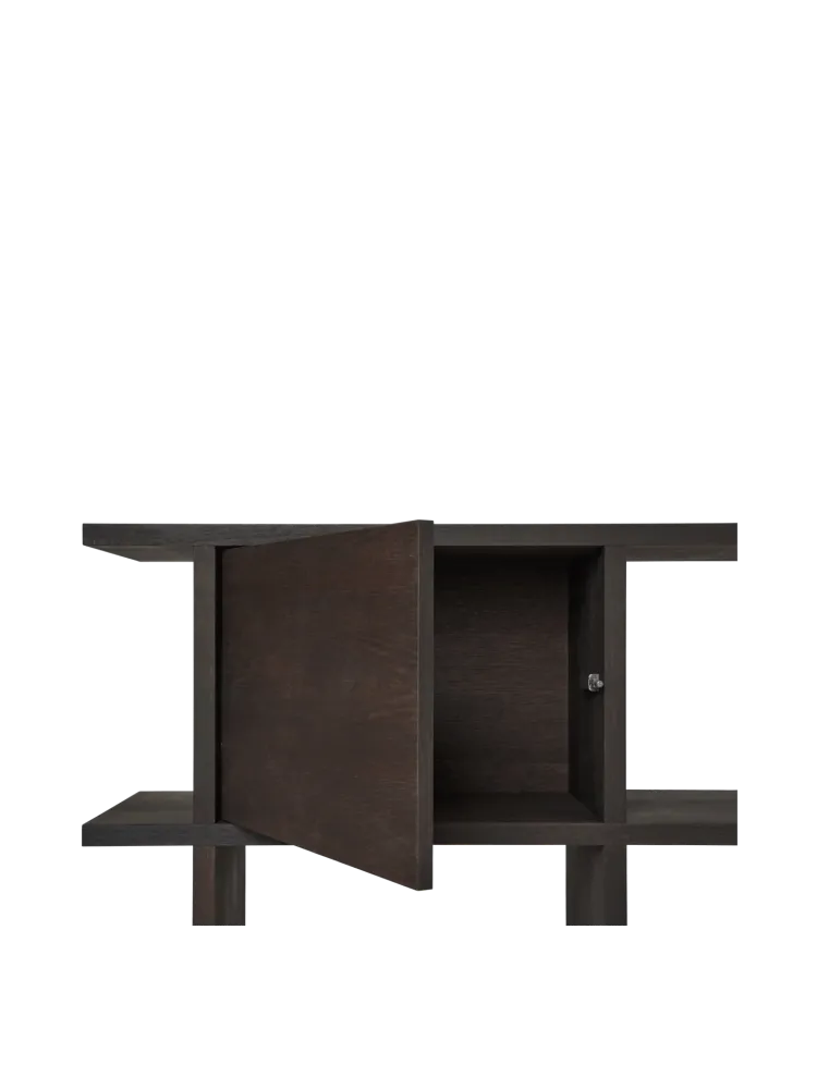 Kona Bookcase Cabinet Insert - Dark Stained Oak Ferm Living - COM