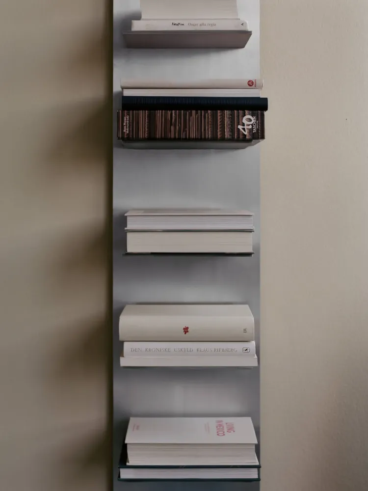 Lager Wall Shelf - Tall - Aluminium Ferm Living - COM