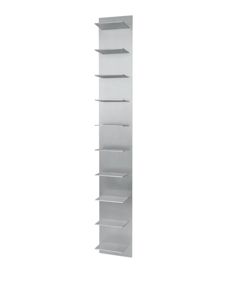 Lager Wall Shelf - Tall - Aluminium Ferm Living - COM