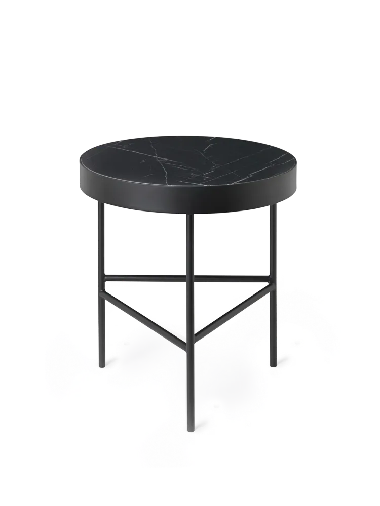 Marble Table - Medium - Black Marquina Ferm Living - COM