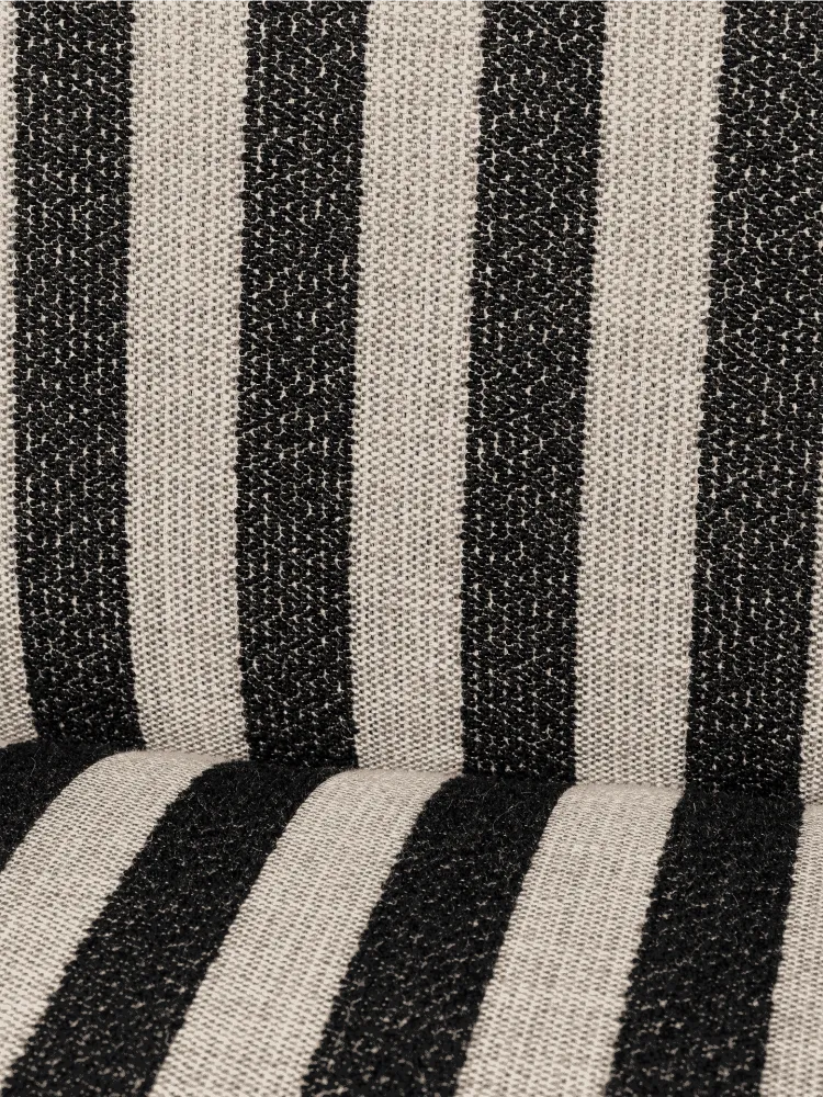 Rico Chair - Castors - Louisiana - Sand/Black Ferm Living - COM