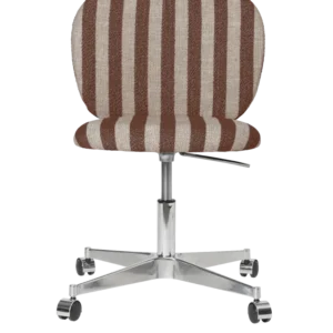 Rico Chair - Castors - Louisiana - Sand/Chocolate Ferm Living - COM