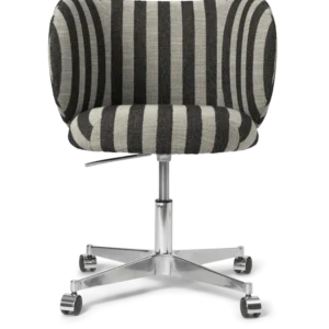 Rico Dining Chair - Castors - Louisiana - Sand/Black Ferm Living - COM