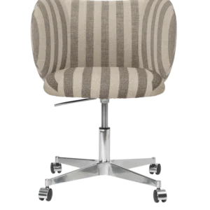 Rico Dining Chair - Castors - Louisiana - Sand/Off-White Ferm Living - COM