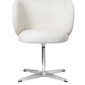 Rico Dining Chair - Swivel - Bouclé - Off-White Ferm Living - COM