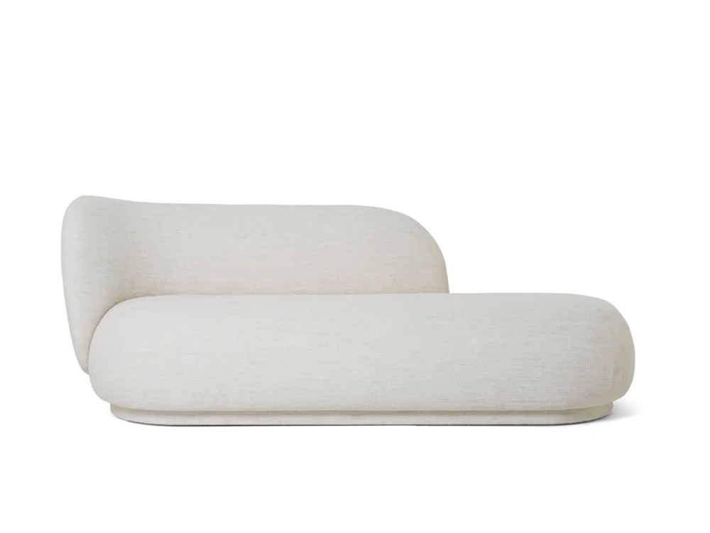 Rico Divan Left - Bouclé - Off-White Ferm Living - COM