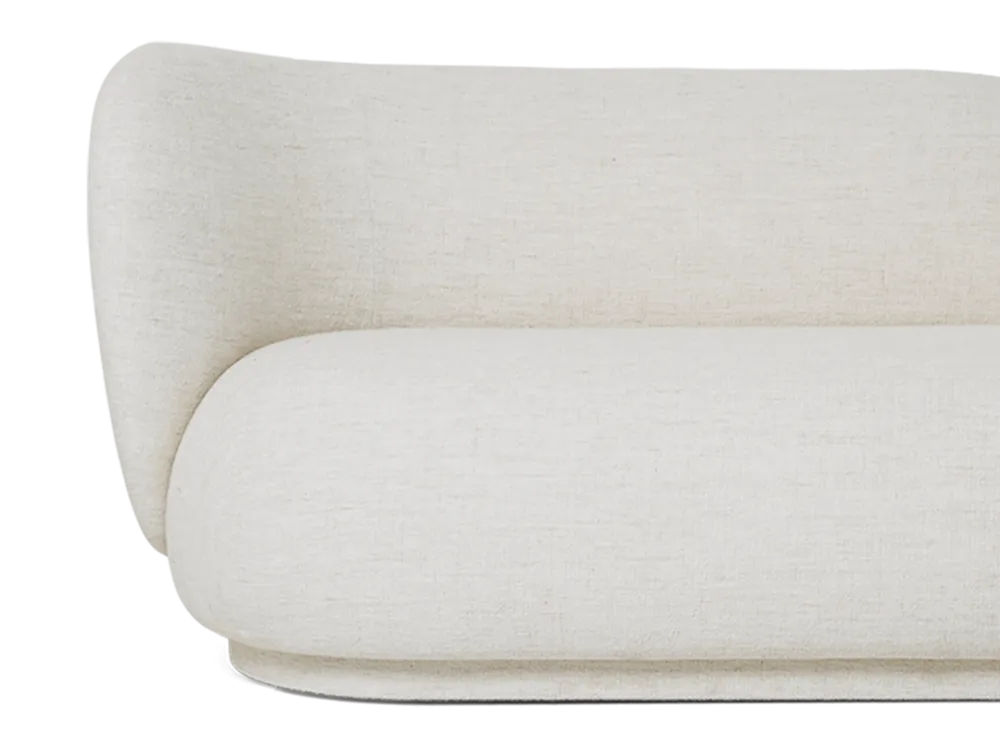 Rico Divan Left - Bouclé - Off-White Ferm Living - COM