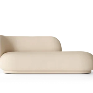 Rico Divan Left - Brushed - Off-white Ferm Living - COM