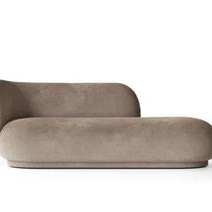 Rico Divan Left - Faded Velvet - Beige Ferm Living - COM