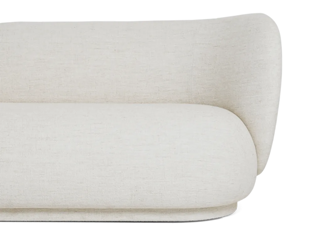 Rico Divan Right - Bouclé - Off-white Ferm Living - COM