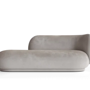 Rico Divan Right - Faded Velvet - Concrete Ferm Living - COM