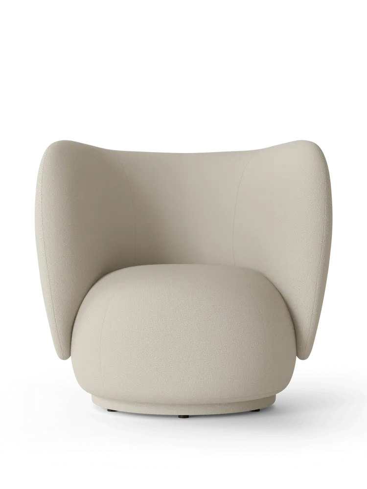 Rico Lounge Chair - Tonus - Off-White Ferm Living - COM