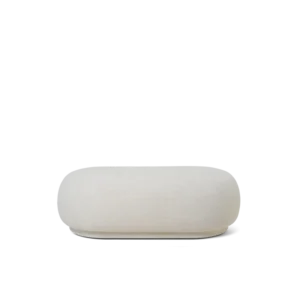 Rico Ottoman - Bouclé - Off-White Ferm Living - COM