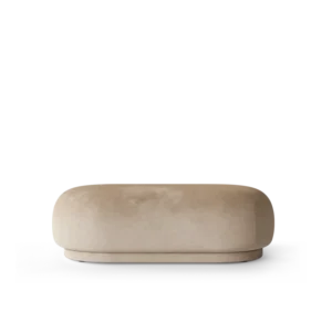 Rico Ottoman - Faded Velvet - Sand Ferm Living - COM