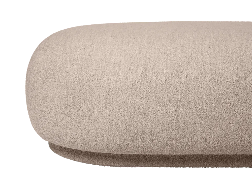 Rico Ottoman - Soft Bouclé - Natural Ferm Living - COM