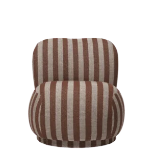 Rico Piccolo Lounge Chair - Louisiana - Sand/Chocolate Ferm Living - COM