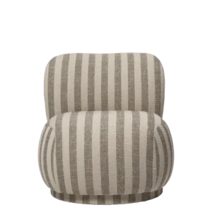 Rico Piccolo Lounge Chair - Louisiana - Sand/Off-White Ferm Living - COM