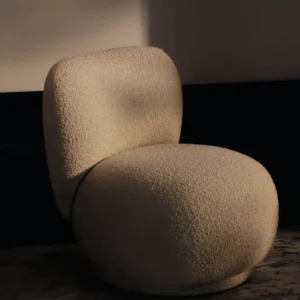 Rico Piccolo Lounge Chair - Nordic Bouclé - Off-White Ferm Living - COM