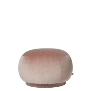 Rico Pouf - Devoré Velvet - Blush Ferm Living - COM