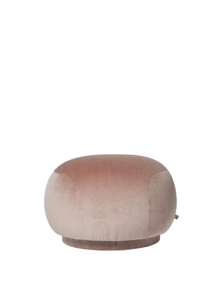 Rico Pouf - Devoré Velvet - Blush Ferm Living - COM