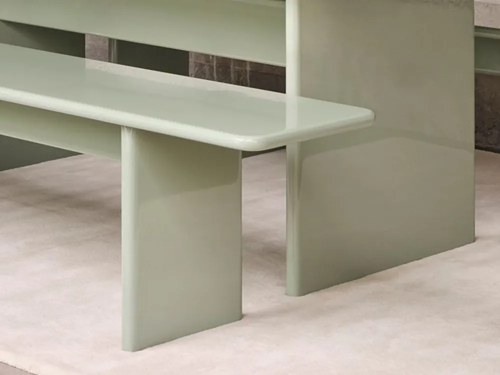 Rink Bench - Small - Tea Green Ferm Living - COM