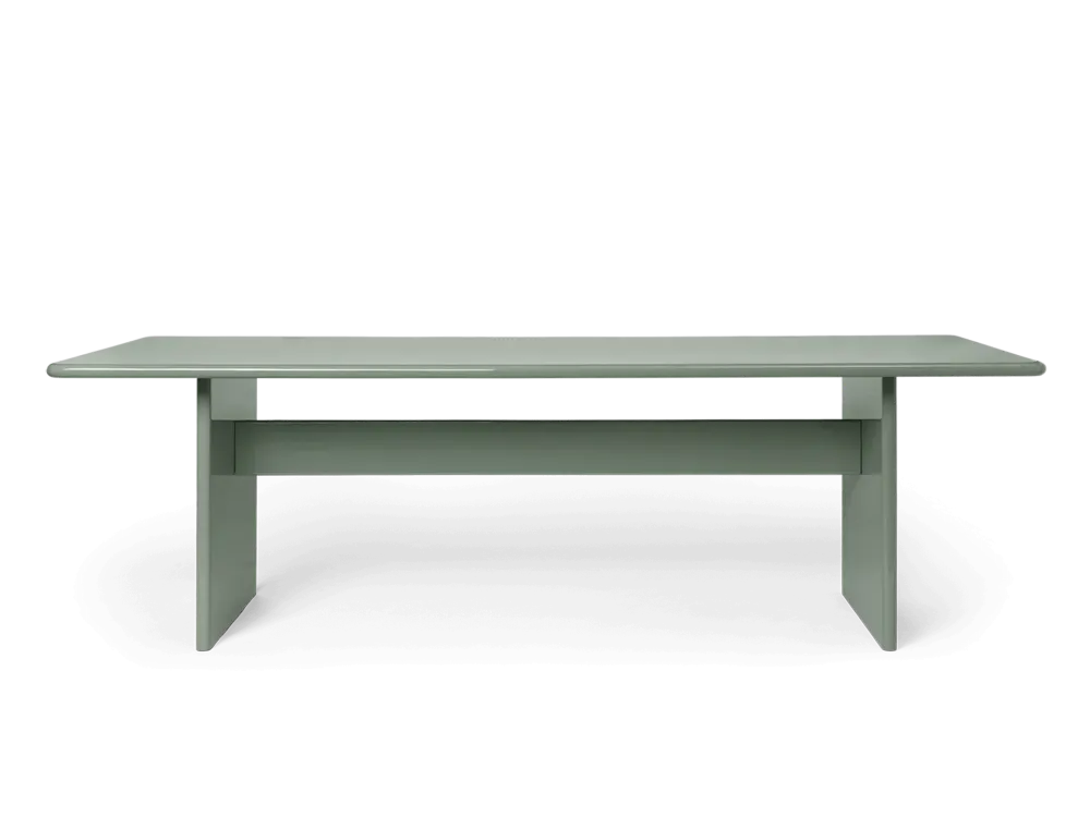 Rink Dining Table - 240 x 90 - Tea Green Ferm Living - COM