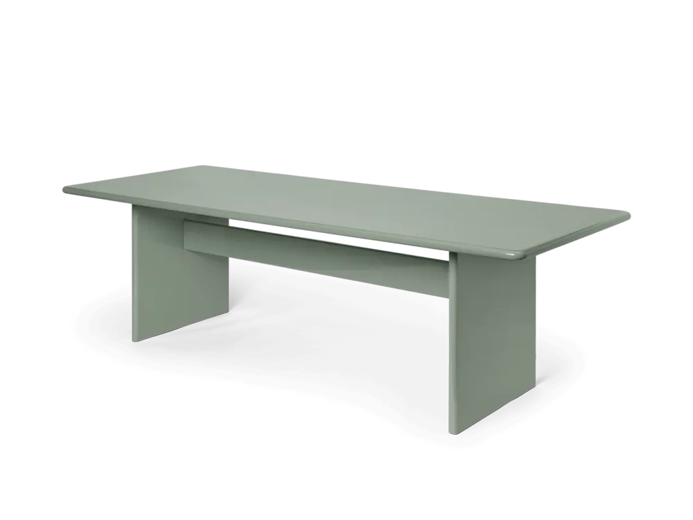 Rink Dining Table - 240 x 90 - Tea Green Ferm Living - COM