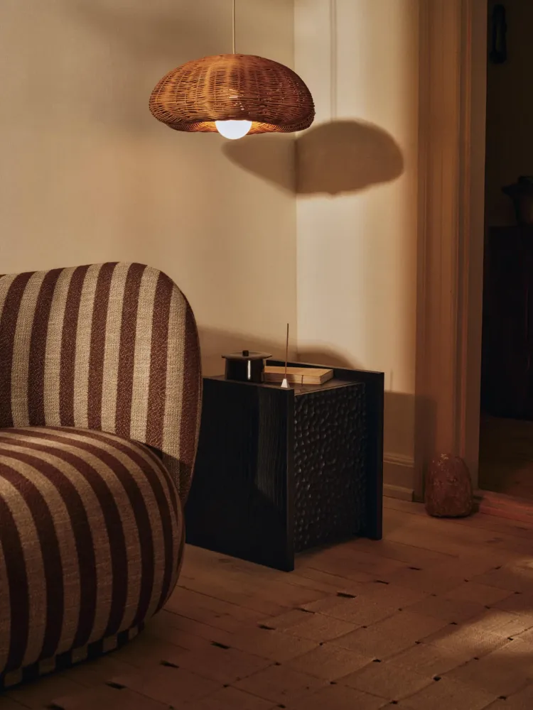 Scarni Side Table - Dark Stained Ash Ferm Living - COM