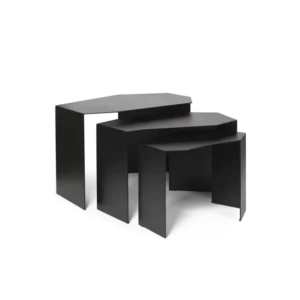 Shard Cluster Tables - Set 3 - Black Ferm Living - COM