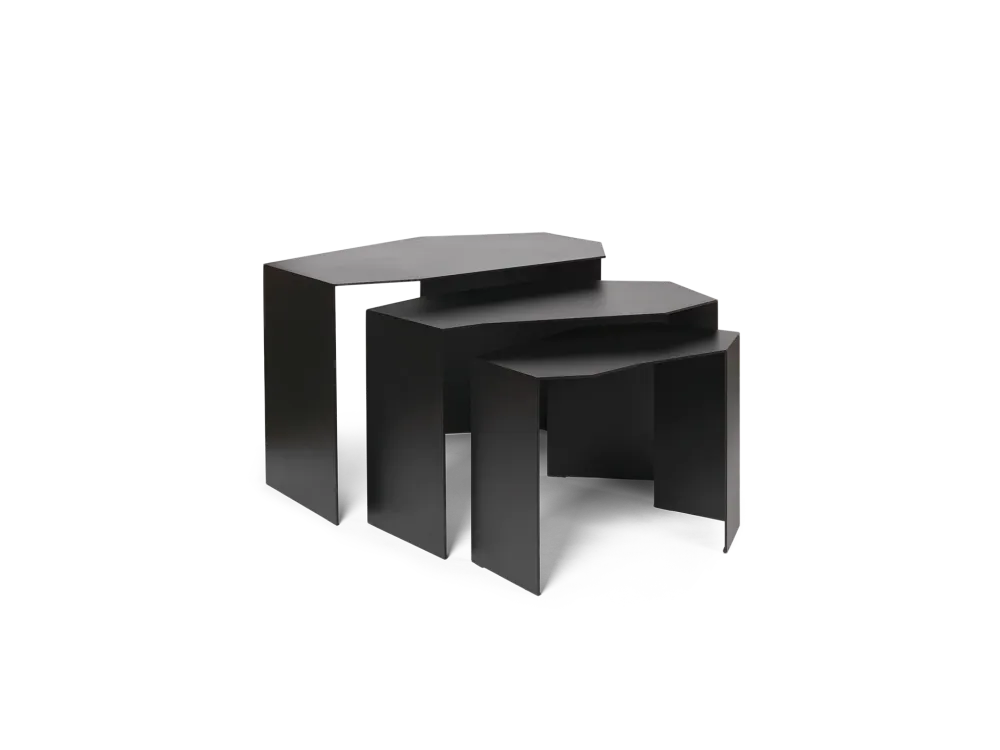 Shard Cluster Tables - Set 3 - Black Ferm Living - COM