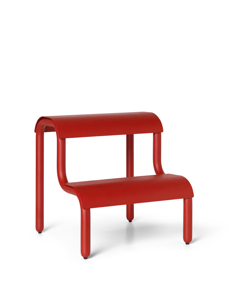 Up Step Stool - Poppy Red Ferm Living - COM