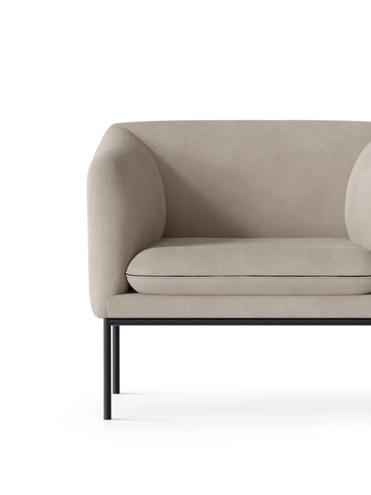Turn 1-Seater - Cotton Linen - Natural Ferm Living - COM