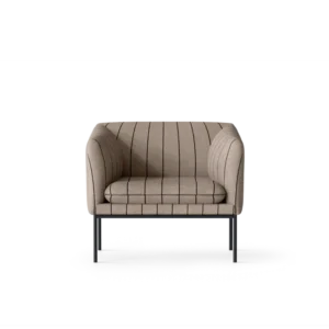 Turn 1-Seater - Pasadena - Sand/Black Ferm Living - COM