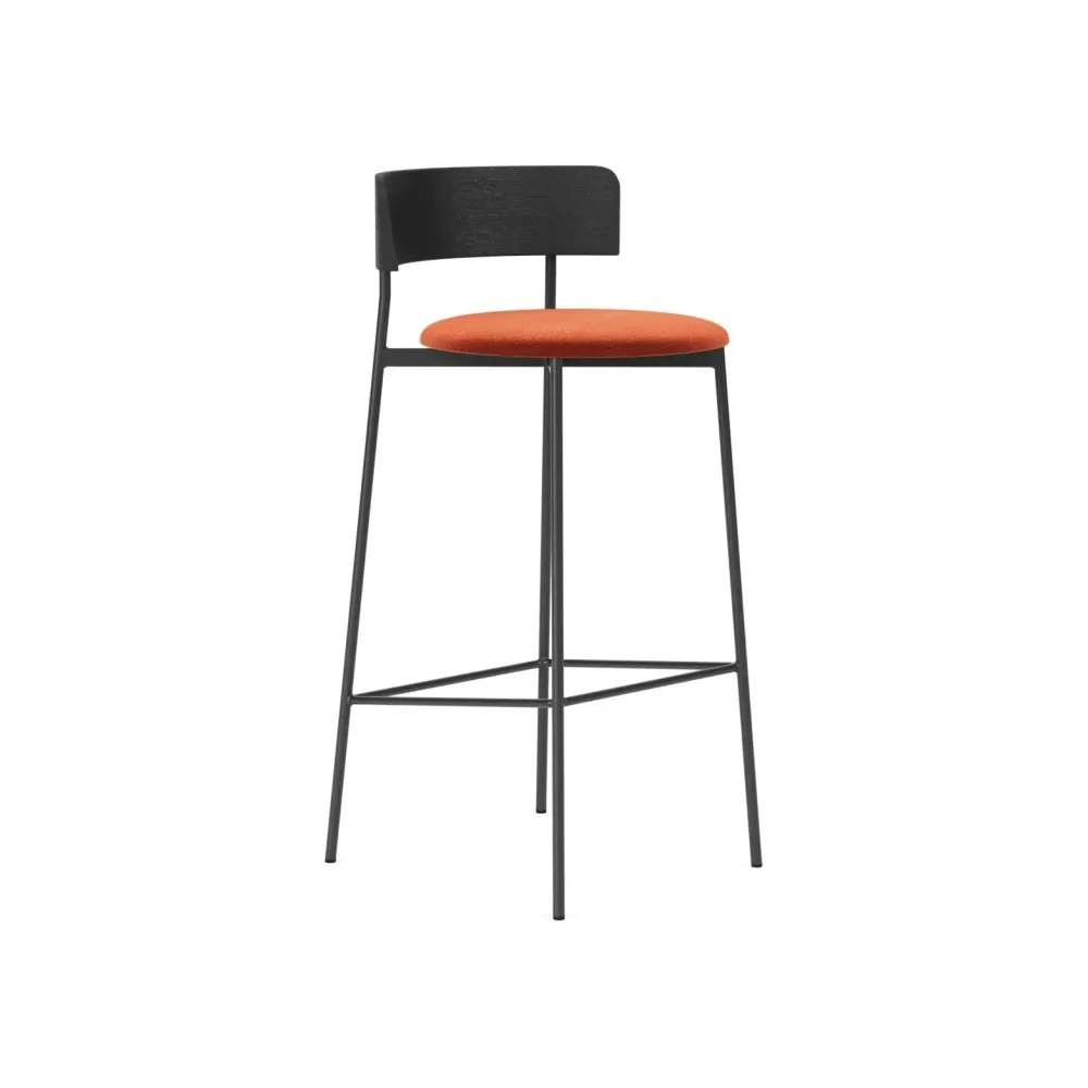 FEST Friday barkruk zwart H75 Royal Saffron 182 FÉST
