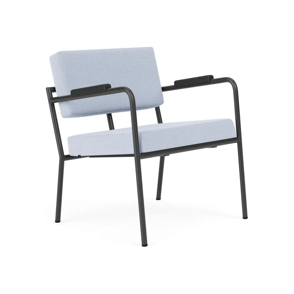 FEST Monday fauteuil met armleuning zwart Vidar 723 FÉST