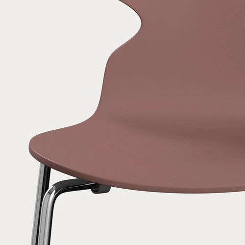Fritz Hansen ANT eetkamerstoel chrome ash lacquered Wild Rose