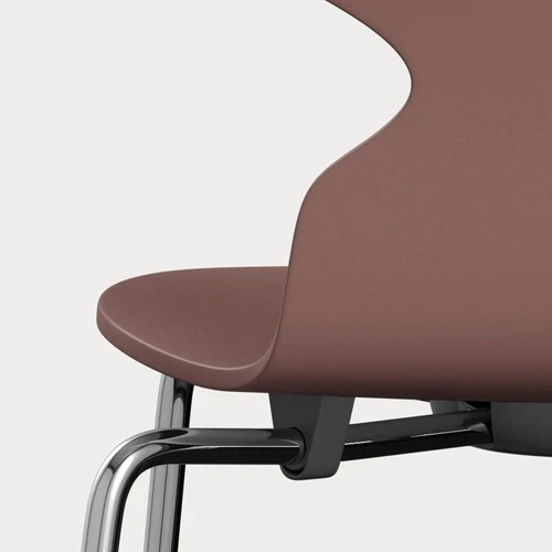 Fritz Hansen ANT eetkamerstoel chrome ash lacquered Wild Rose