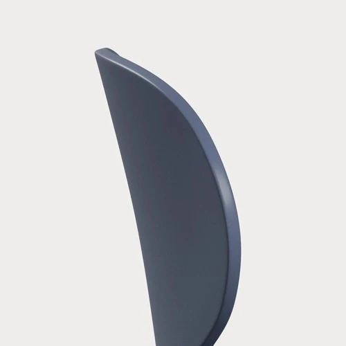 Fritz Hansen ANT eetkamerstoel chrome ash lacquered Dusk Blue