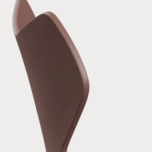 Fritz Hansen Grand Prix eetkamerstoel black ash coloured Wild Rose
