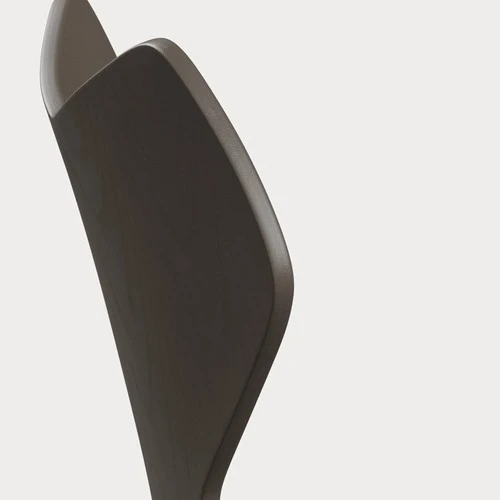 Fritz Hansen Grand Prix eetkamerstoel black ash coloured Deep Clay