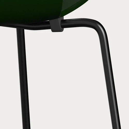Fritz Hansen Grand Prix eetkamerstoel black ash coloured Evergreen